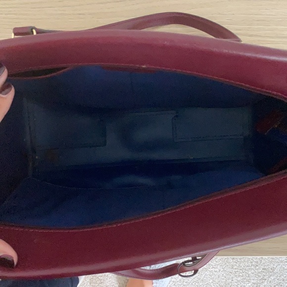 Tory Burch Robinson Tote in Raspberry - Picture 3 of 5